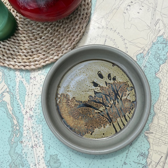 Vintage Reddick Hand Thrown Ceramic Pottery Platter - Picture 1 of 3